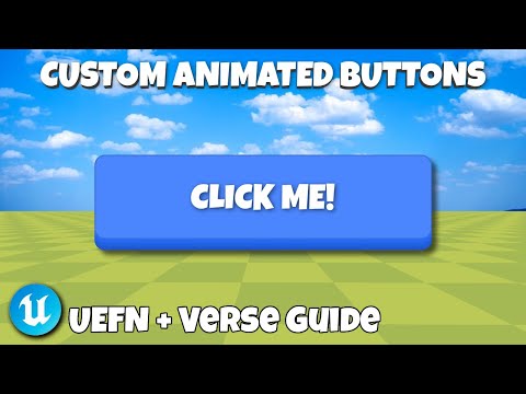 How to create Custom Animated and Hoverable Buttons with Verse UI and UMG | UEFN + Verse Guide