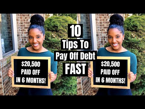10 Tips To Pay Off Debt FAST!