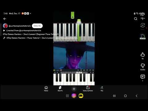 Trying a piano! Marceanimations#Piano#Jinus lament