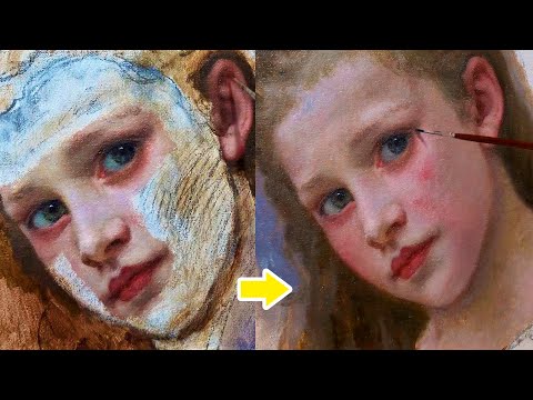 Обучающее видео. Как написать портрет маслом начинающему художнику?