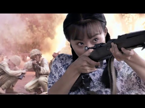 日軍囂張橫行，怎有八路派美女半路攔截，當場團滅所有敵軍！🔥 抗日 | Kung Fu
