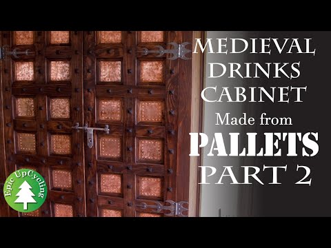 Pallet Furniture. A Medieval Drinks Cabinet Made From Pallets and Junk. Part 2