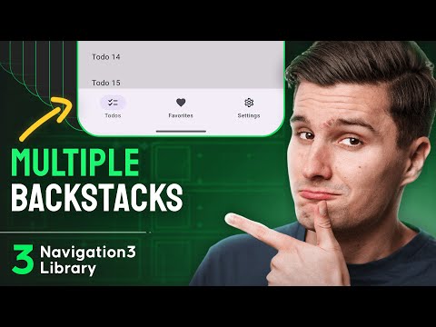 Bottom Nav With Multiple Back Stacks In Navigation3 (CMP & Native Android)