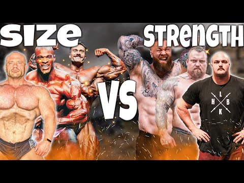 Training for MUSCLE vs STRENGTH Ft. Dr Mike