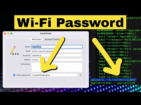 How to Get WiFi Password in MacOS GUI and Mac Terminal
