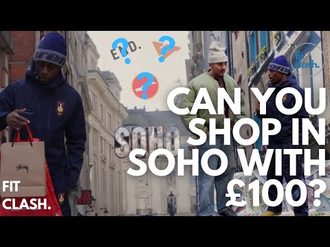 Can you shop with £100 in Soho London? | Fashion on a Budget Challenge