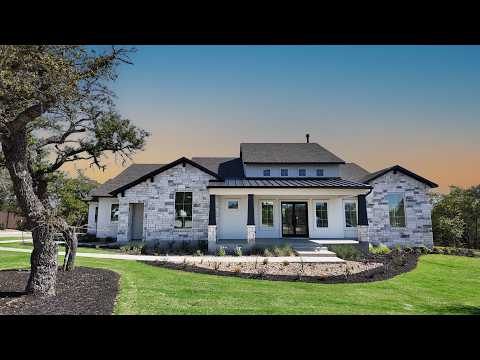 Luxury Home on 2 Acres in Gated Bunker Ranch, Dripping Springs TX | Sitterle Alpine Plan 🏡✨