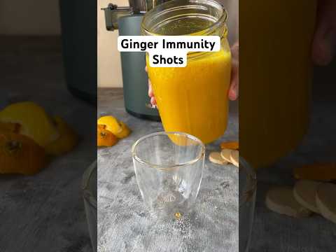 Ginger Turmeric Citrus Immunity Juice Shots