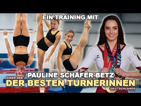 A training session with one of Germany's best gymnasts - Pauline Schäfer