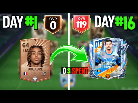 Can We Reach 116 OVR In Two Weeks On a NEW Account From Zero In FC Mobile?  0 Dollar $ Spent 