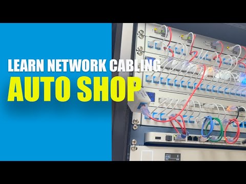 Learning Network Cabling - Auto Body Shop