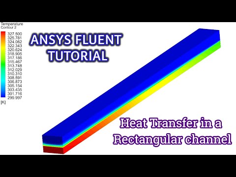 ANSYS Fluent Tutorial | Heat Transfer Analysis | Surface Nusselt Number | Skin Friction Coefficient