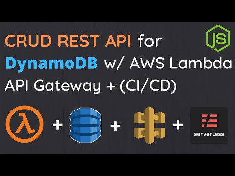 Build a CRUD REST API for DynamoDB w/ AWS Lambda & API Gateway using Node.js AWS-SDK V3 & Serverless