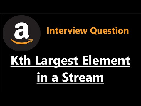 Kth Largest Element in a Stream - Leetcode 703 - Python