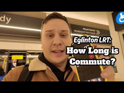 Is the Eglinton LRT Actually Fast? Mount Dennis to Kennedy