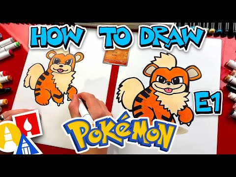 How To Draw Growlith Pokemon - E1