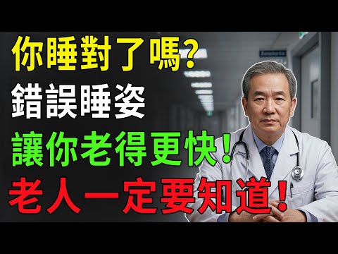 這種睡姿讓你比同齡人老10歲！左側臥還是右側臥？差一個方向就傷脊椎，90%的人都睡錯！