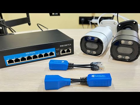 Connection of two cameras on ONE CABLE.