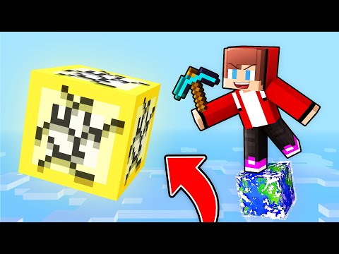 Giant JJ Can Mine Anything to Troll Mikey in Minecraft (Maizen)