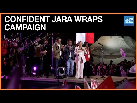 Confident Jara Wraps Campaign in Santiago Ahead of Election | Dawn News English