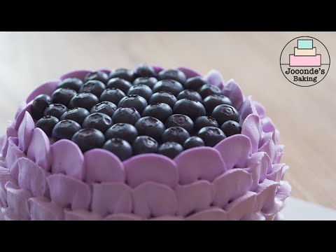 Blueberry cake could become a Magnificent flower.