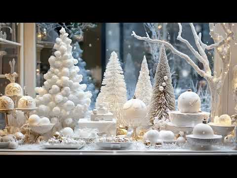 Frame TV Art Screensaver Wallpaper | White Christmas Decoration