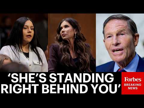 Blumenthal Asks Kristi Noem If She Has Anything To Say To US Citizen Shot By Border Patrol Agent