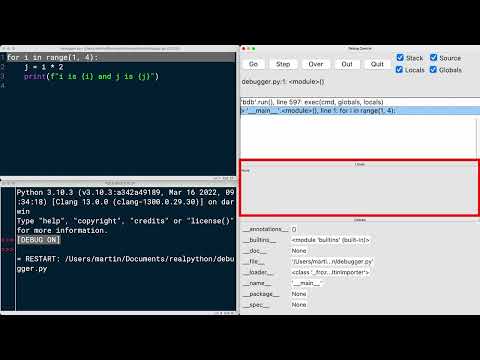 Exploring the Built-in Debugger for Python's IDLE