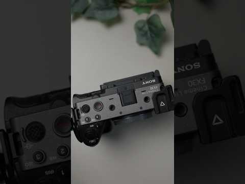 Sony FX30 on real client work
