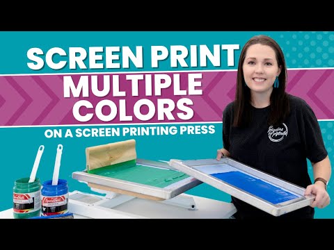 3 Ways to Screen Print Multi-Color Designs on a Press using Vinyl