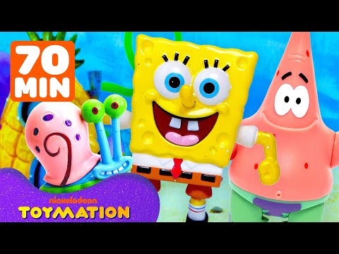SpongeBob's BEST Toy Moments! 🧽⭐️ w/ Patrick | 70 Minute Compilation | Toymation