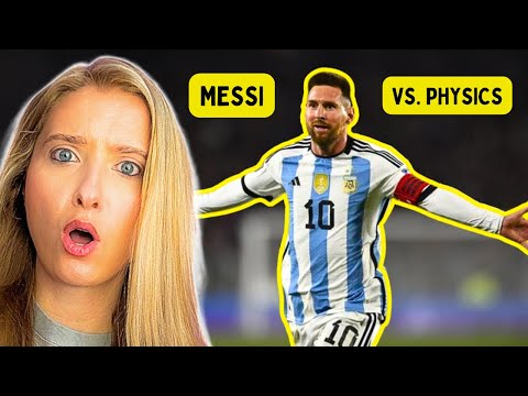 American reacts to Lionel Messi vs Physics