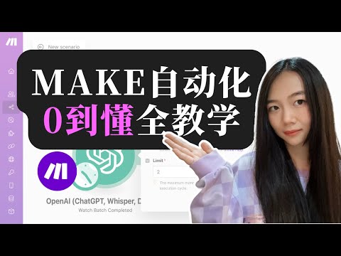 2025全网最详细Make自动化教学:基础到进阶+实战,打通自动化闭环!小白也能做AI工具了