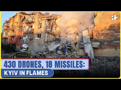 Russia launches 430 drones killing many in Ukraine | Azerbaijan Embassy hit