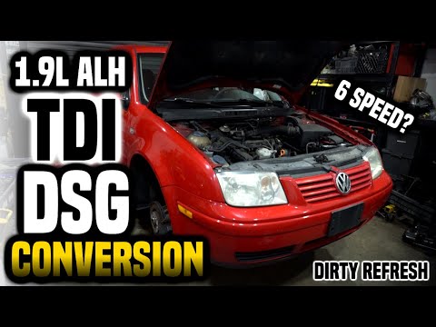 PLUG AND PLAY MK4 DSG SWAP?! From 4 speed auto TDI to DSG TDI!