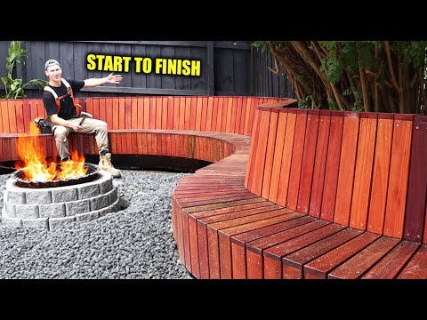 How to Build a Curved Bench in your Backyard