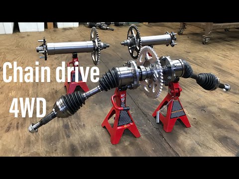 Building Chain Drive Four Wheel Drive For My Next Project - Part 3