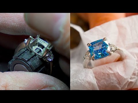 Stone Setting 101: Cushion Cut Stone | 4 Claw | Goldsmith's Workshop Secrets