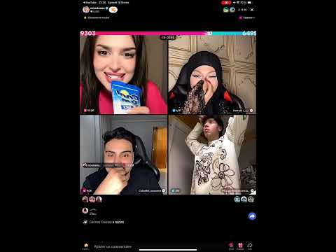 لايف ميس دعاء مع نورس ونادية وريكاردو 😂وكوموندو يقع في حب دعاء😻💙💙