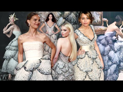 iconic fashion moments: the dior junon dress 🦚🐚👗