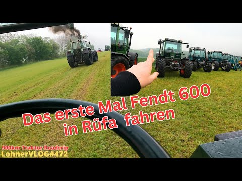 LohnerVLOG#472 840km mit den Trecker zum Treckertreffen  I 13 Xylon auf mal I Fendt 600 Rüfa fahren