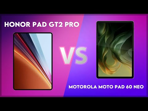 Honor Pad GT2 Pro vs Motorola Moto Pad 60 Neo Comparison