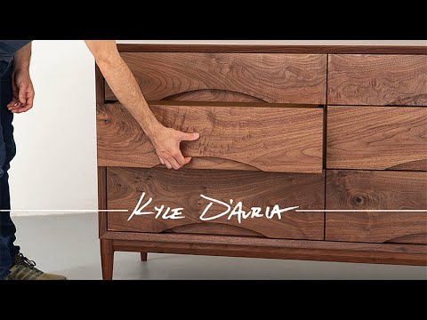 Making The Stark Dresser in walnut from scratch