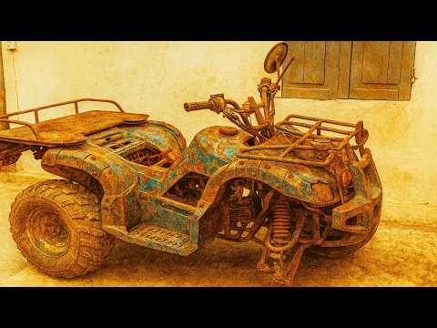 Restoration Abandoned Old HONDA ATV After Complete Failure  Complete Process