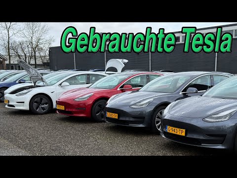 Gebrauchte Tesla kaufen - live aus der Waschstraße