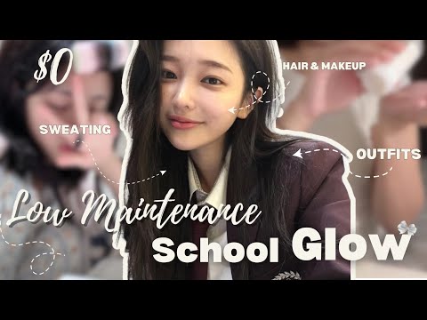 How to FIGHT school air like a PRO 🎀 || Low maintenance School GLOW guide 🍒