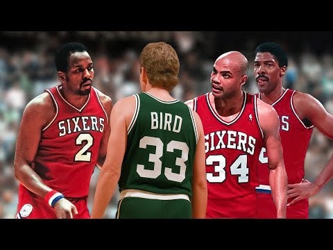 The Day Larry Bird Showed Moses Malone, Charles Barkley, & Julius Irving Who Is The Boss