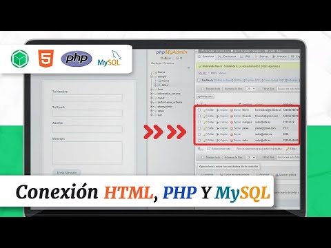 Conecta un Formulario HTML con PHP a una base de datos MYSQL 🥇