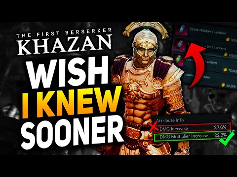 I Wish I Knew THIS Sooner in the First Berserker Khazan! (Tips & Tricks)