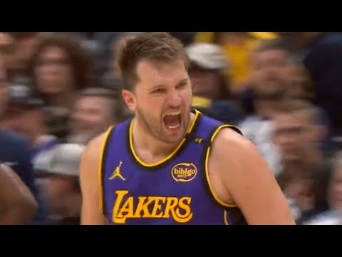 Luka Doncic BEST Game with Lakers - 32pt Double Double vs Nuggets - FULL Highlights